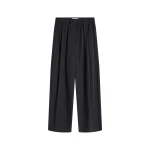 St. Agni Stripe Relaxed Pleat Pants in Ink Stripe