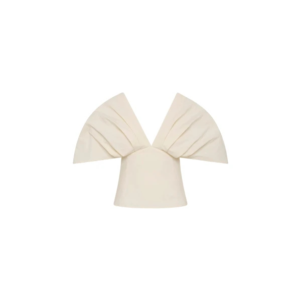 St. Agni Structured Veil Top in Talco