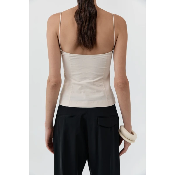 St. Agni Studio Cami in Porcelain, view 5