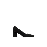 St. Agni Suede Cylinder Pump in Black