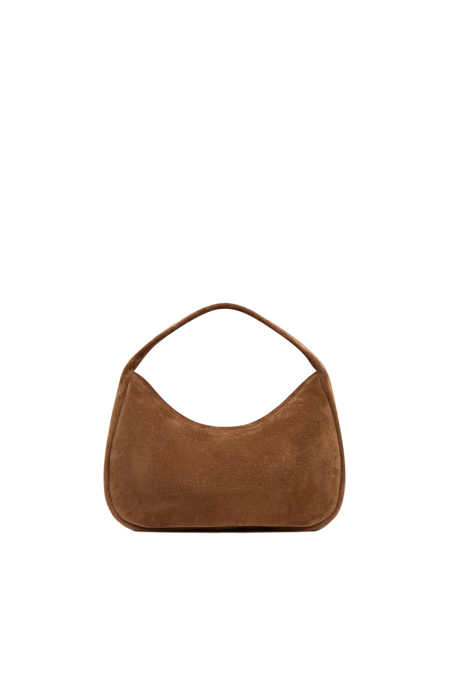 St. Agni Suede Large Bon Bon Bag in Toffee | Shoulder Bags | Coveti St. Agni Suede Large Bon Bon Bag in Toffee