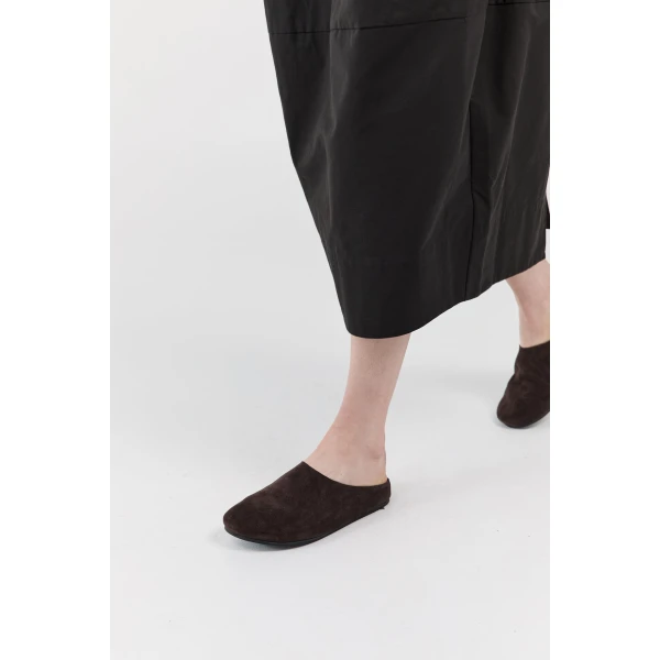 St. Agni Suede Mule in Coffee, view 2