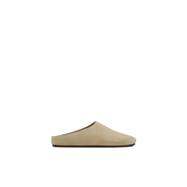 Suede Mule in Rock