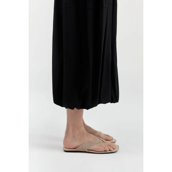 St. Agni Suede Opanka Slide in Papyrus, view 4