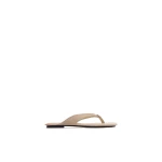 St. Agni Suede Opanka Slide in Papyrus