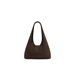 St. Agni Suede Soft Bag in Coffee