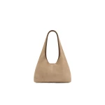 St. Agni Suede Soft Bag in Papyrus