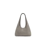 St. Agni Suede Soft Bag in Pebble