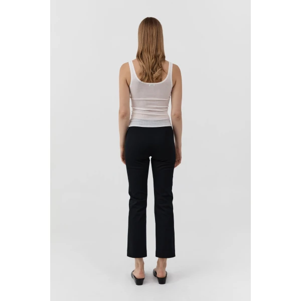 St. Agni Superfine Merino Wool Tank in Talco, view 5