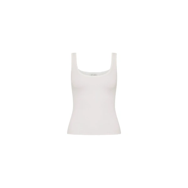 Superfine Merino Wool Tank in Talco