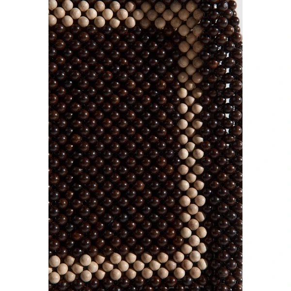 St. Agni Taxi Bag in Coffee and Ecru, view 5