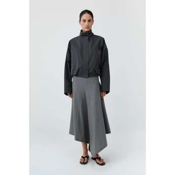 St. Agni Technical Cotton Carpenter Jacket in Iron Glaze, view 2