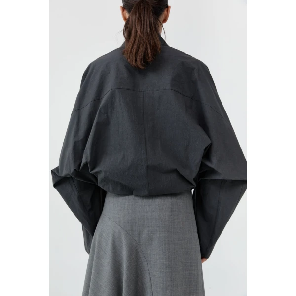 St. Agni Technical Cotton Carpenter Jacket in Iron Glaze, view 5