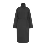 St. Agni Technical Cotton Cocoon Coat in Iron Glaze