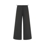St. Agni Technical Cotton Cropped Drawstring Pants in Iron Glaze