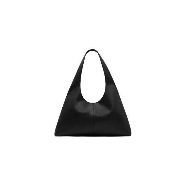 St. Agni Triangle Hobo Bag in Black