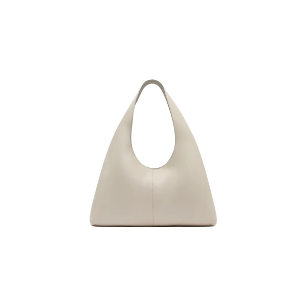 St. Agni Triangle Hobo Bag in Parchment