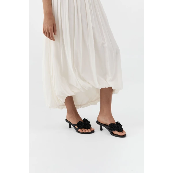 St. Agni Urchin Heel 50 in Black, view 2