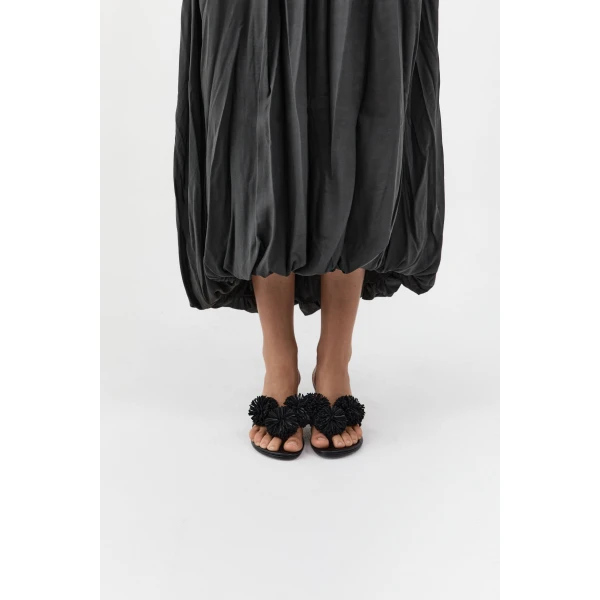 St. Agni Urchin Heel 50 in Black, view 4