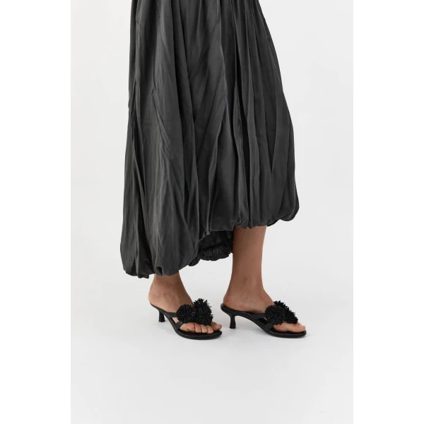 St. Agni Urchin Heel 50 in Black, view 6