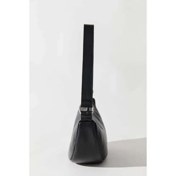 St. Agni Utility Crescent Bag in Black, view 5