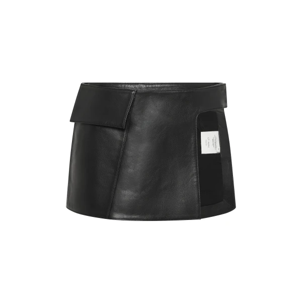 Utility Skirt Belt in Black