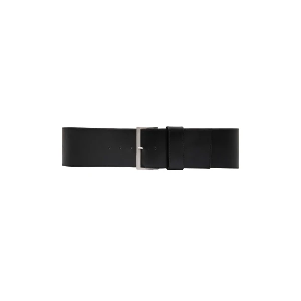 Wide Classic Belt in Black