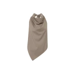St. Agni Wool Cowl Backless Top in Light Taupe