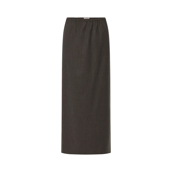 Wool Everyday Skirt in Mulch