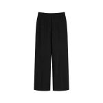 St. Agni Wool Pinstripe Pintuck Pants in Fine Pinstripe