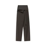 St. Agni Wool Tailored Fisherman Pants in Mulch