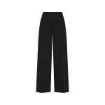 St. Agni Wool Wide Waistband Pants in Black