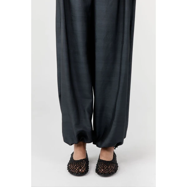 St. Agni Woven Ballerina Flat in Black, view 6