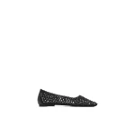 St. Agni Woven Ballerina Flat in Black