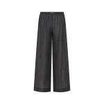 St. Agni Woven Check Relaxed Pants in Iron Glaze