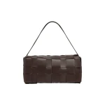 St. Agni Woven Envelope Slim Tote in Chocolate