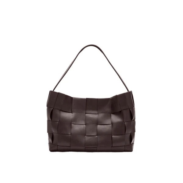 St. Agni Woven Large Tote in Chocolate