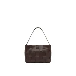 St. Agni Woven Mini Tote in Chocolate