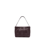 St. Agni Woven Mini Tote in Plum