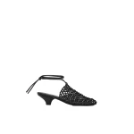 St. Agni Woven Mule Heel in Black