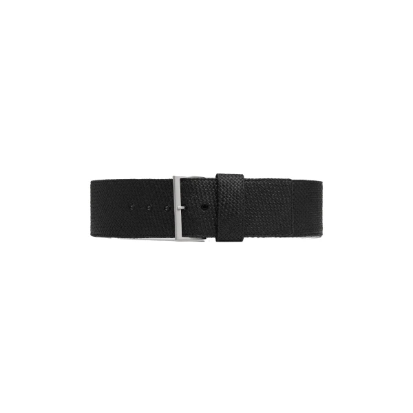 Woven Wide Belt in Black