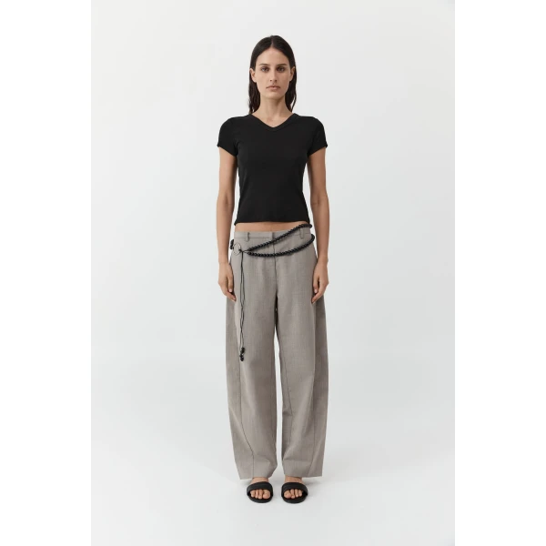 St. Agni x Vermeer Edna Belt in Black, view 5