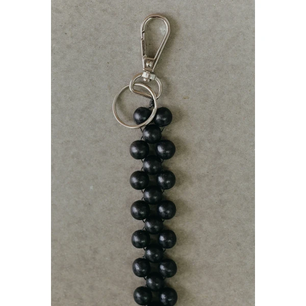 St. Agni x Vermeer Fabion Keychain in Black, view 2