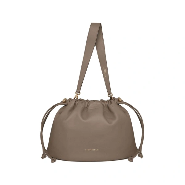 Charlotte Midi Drawstring in Taupe