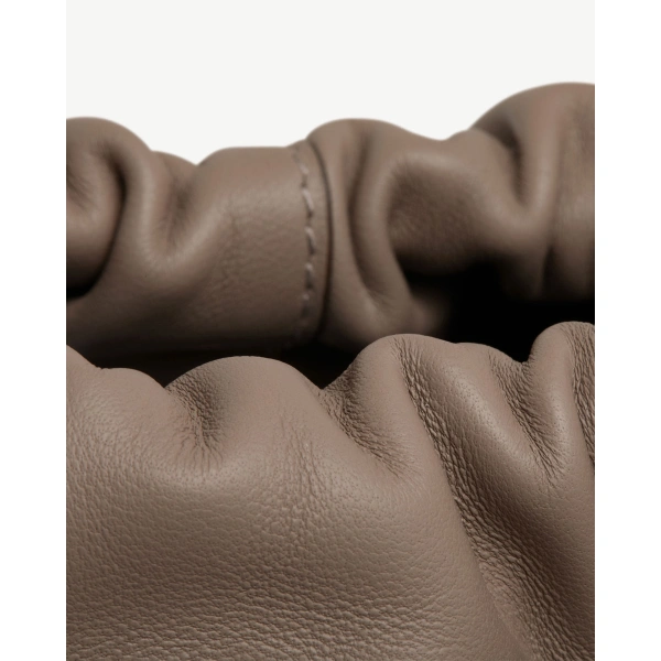 Strathberry Charlotte Midi Drawstring in Taupe, view 8 | Shoulder Bag