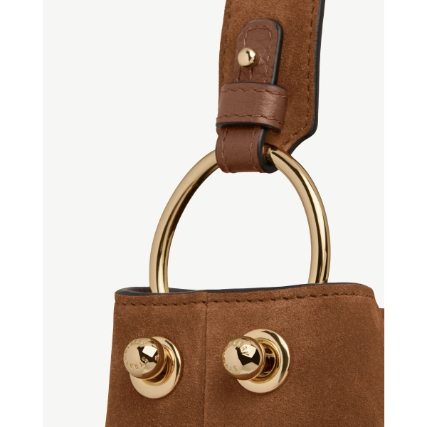Strathberry Lana Hobo in Tan Suede, view 7 | Shoulder Bag