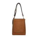 Strathberry Lana Midi Bucket Bag in Tan with Vanilla Stitch | Shoulder Bag