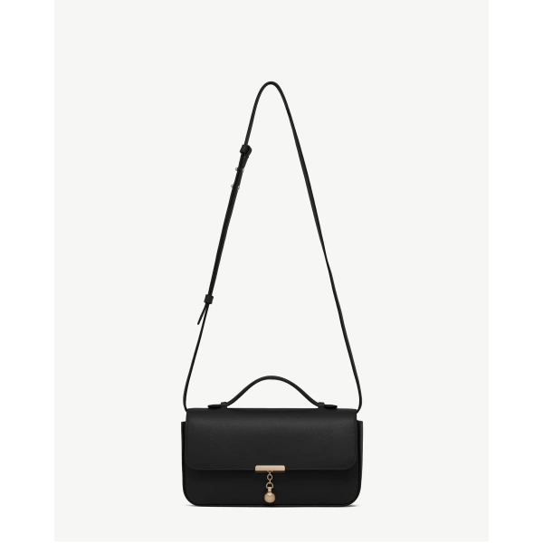 Strathberry Nocturn Clutch in Black, view 2 | Crossbody Bag