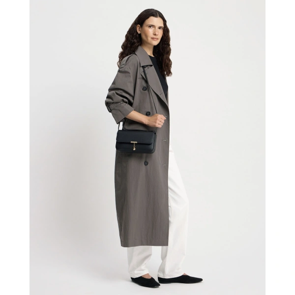 Strathberry Nocturn Clutch in Black, view 7 | Crossbody Bag