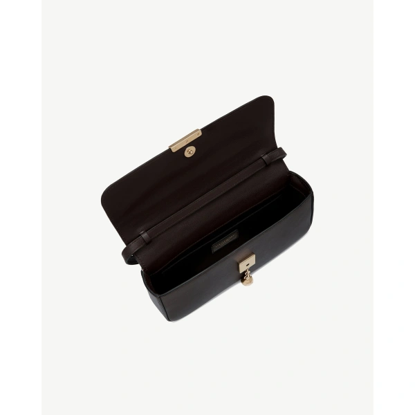 Strathberry Nocturn Clutch in Espresso, view 5 | Crossbody Bag